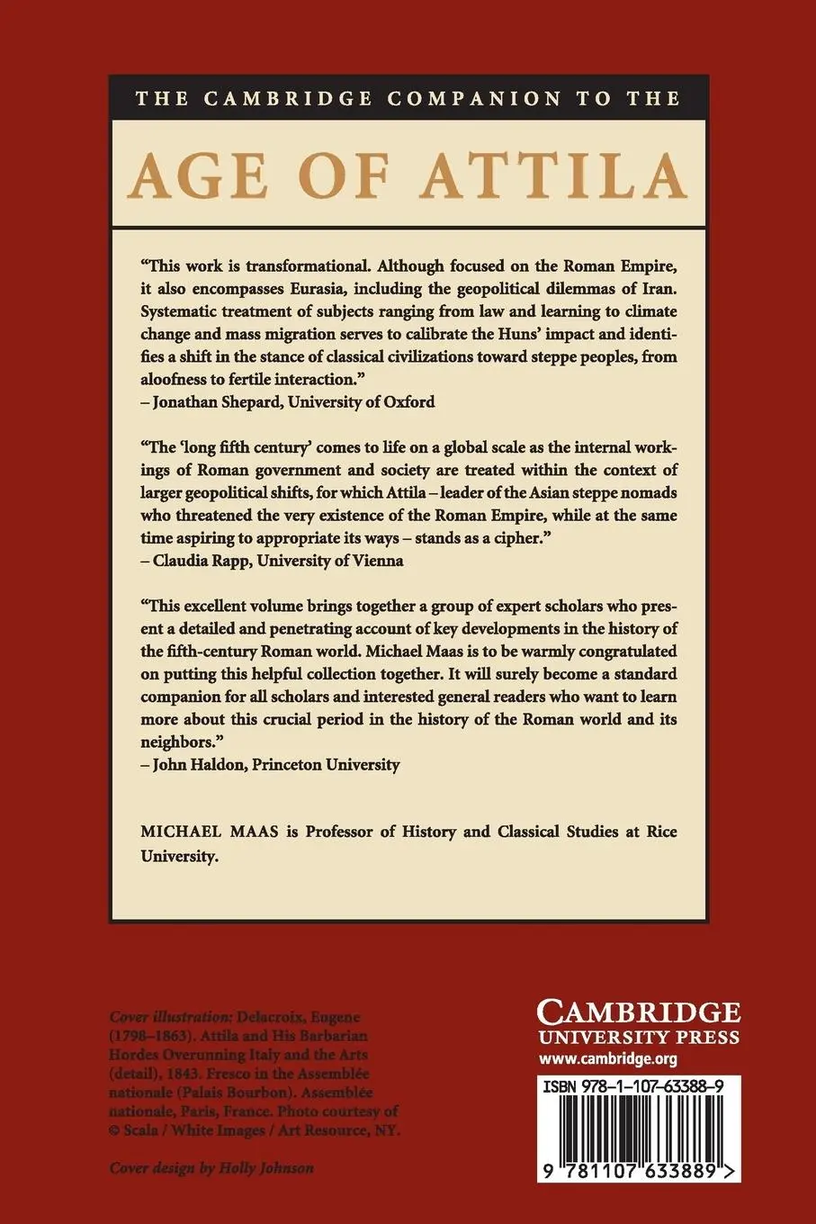 Rückseite: 9781107633889 | The Cambridge Companion to the Age of Attila | Michael Maas | Buch