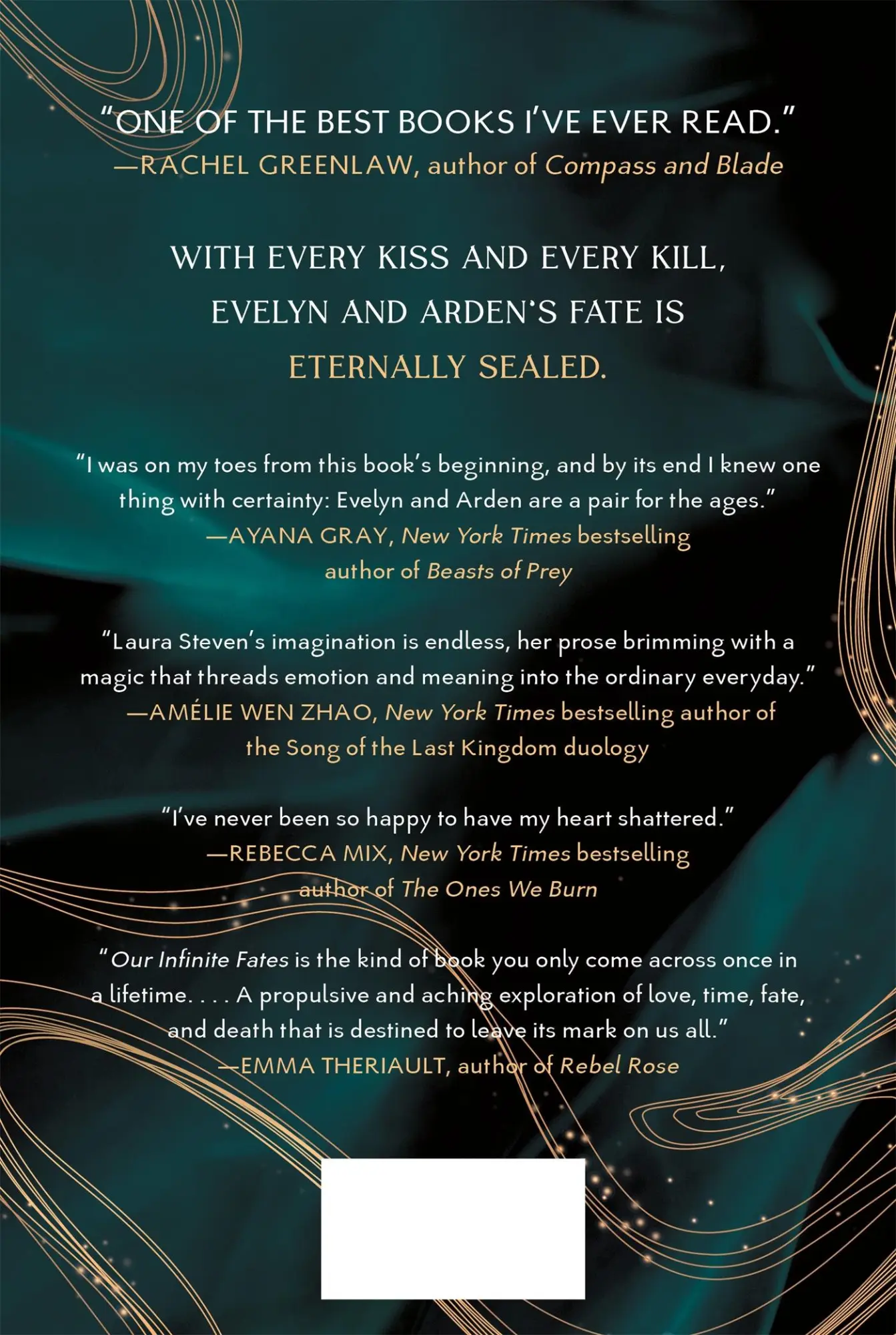 Rückseite: 9781250333889 | Our Infinite Fates. Deluxe Limited Edition | Laura Steven | Buch