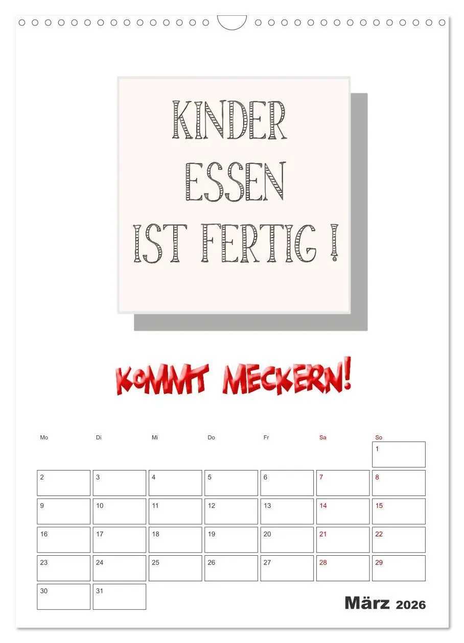 Bild: 9783516303889 | Sprüche für die Küche. Mit Jahresplaner (Wandkalender 2026 DIN A3...