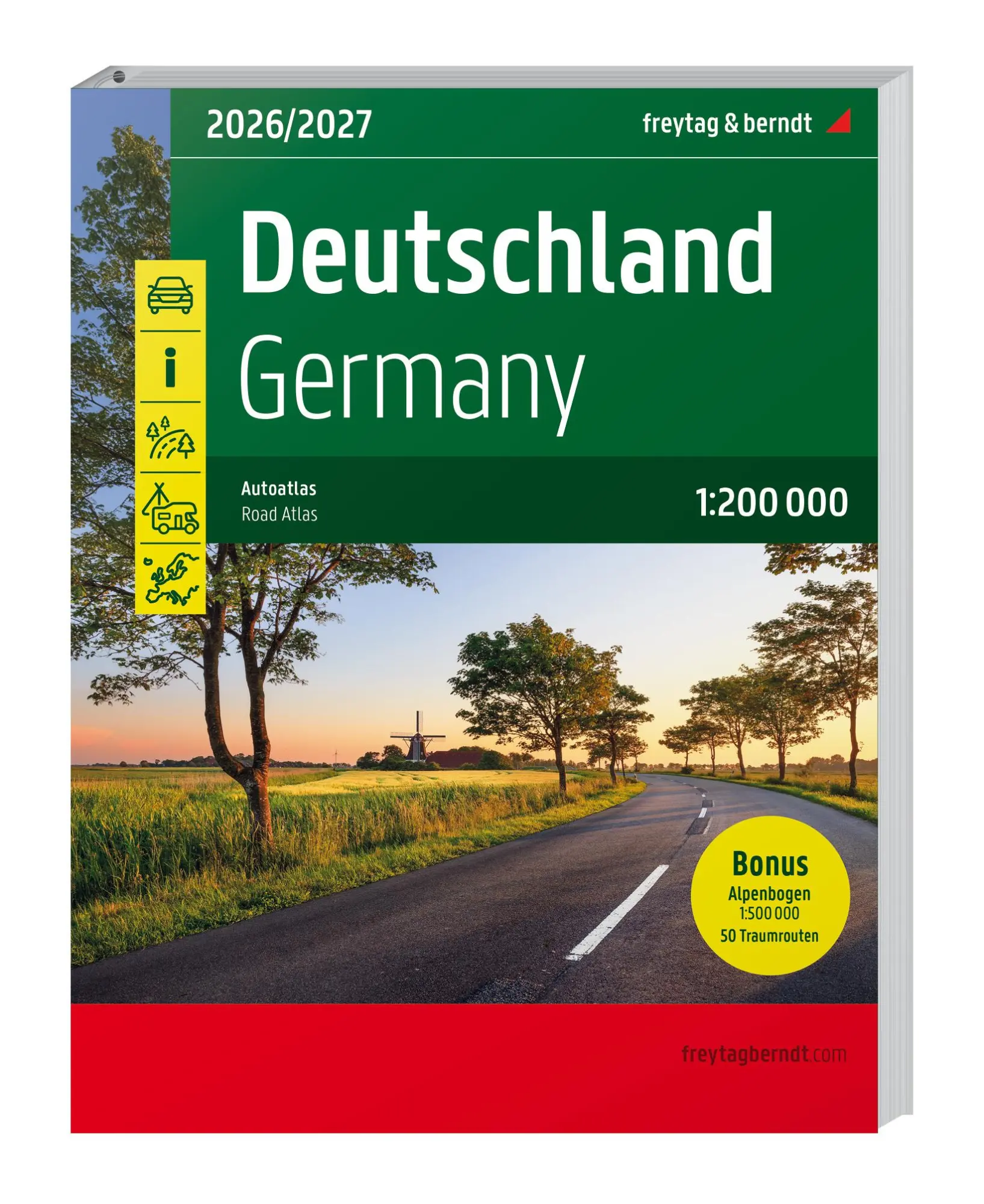 Bild: 9783707923889 | Deutschland, Autoatlas 1:200.000, 2026/2027, freytag &amp; berndt | Berndt