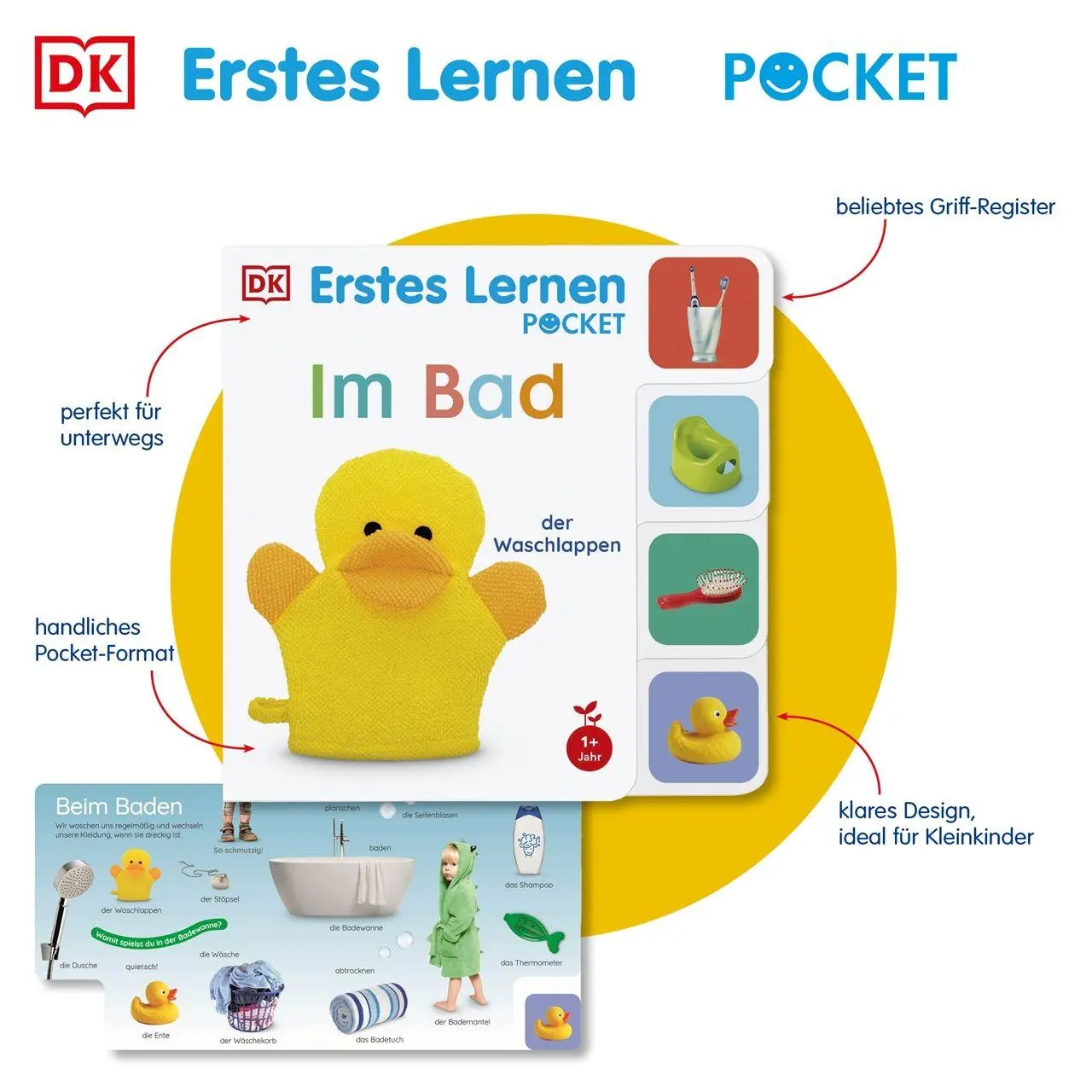 Bild: 9783831053889 | Erstes Lernen Pocket. Im Bad | DK Erstes Lernen | Buch | 10 S. | 2026