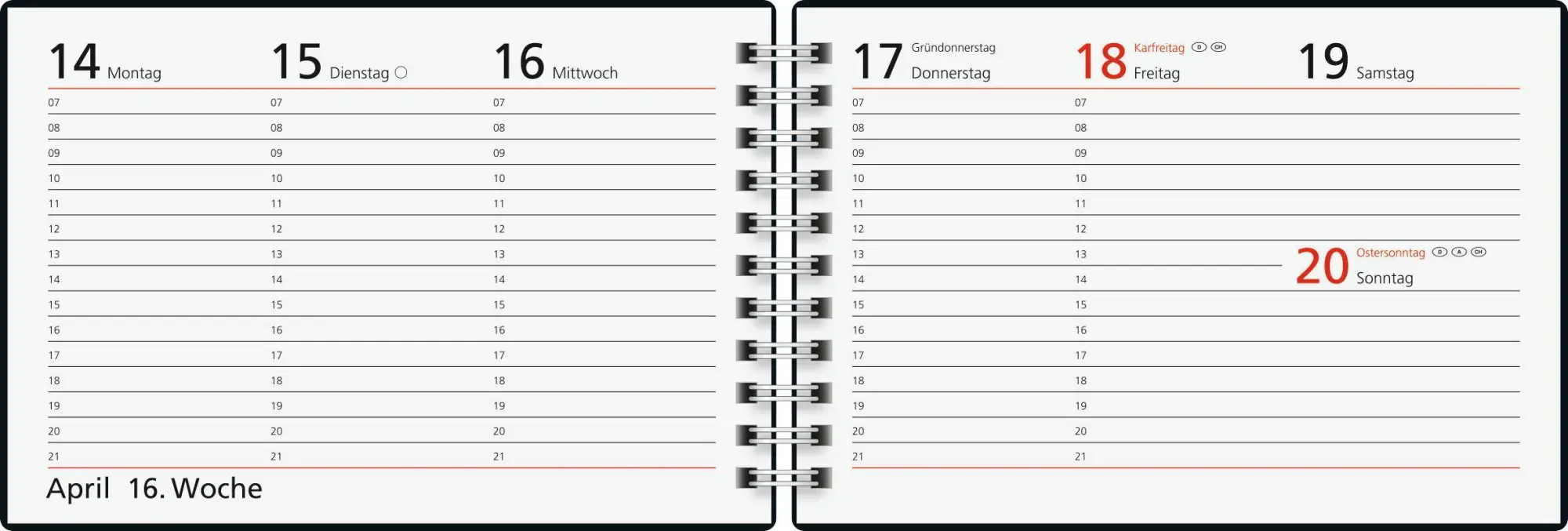 Bild: 4003273793989 | rido/idé 7017107027 Taschenkalender Mod. Septimus 2027 A6 quer,...