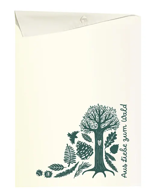 Cover: 4260056333989 | Geschirrtuch Baum - Aus Liebe zum Wald | Karolina Olesch | Deutsch