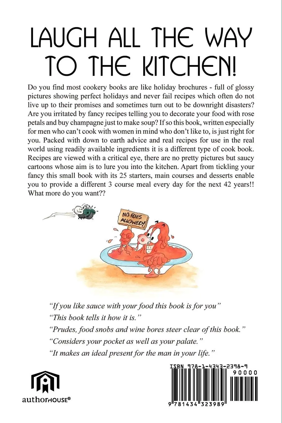 Rückseite: 9781434323989 | Cartoon Cook Book.... for Men | Ron Page | Taschenbuch | Englisch