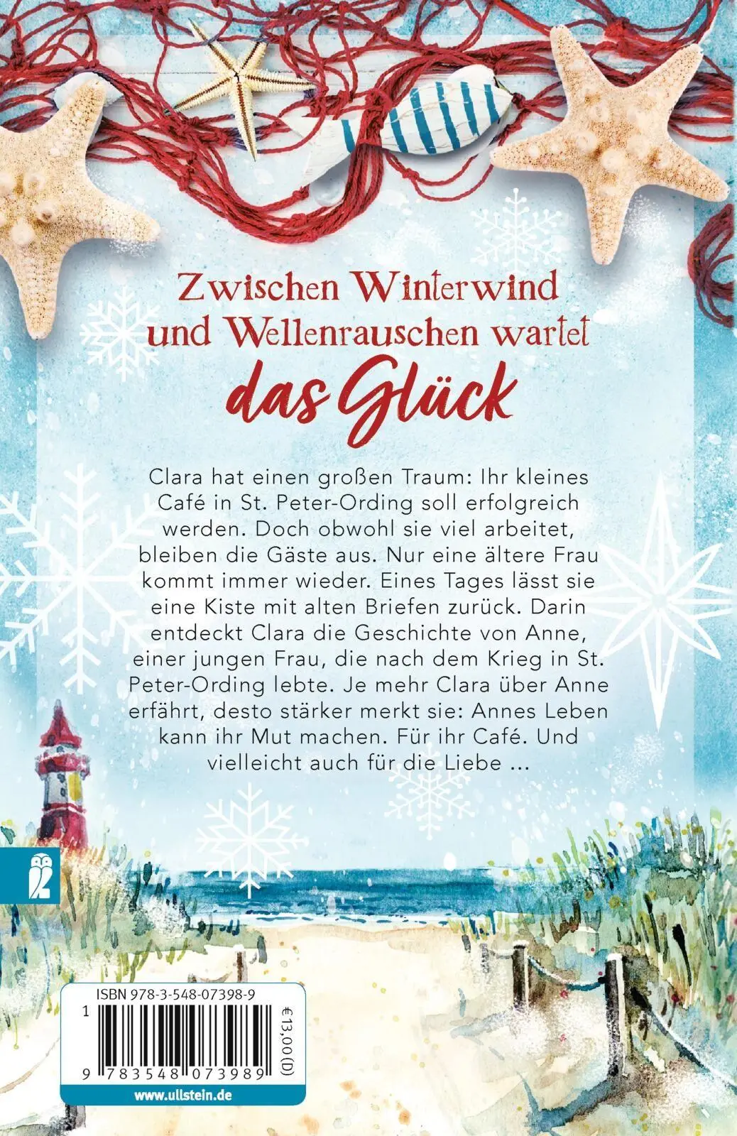 Rückseite: 9783548073989 | Winterträume im Café Nordstern | Ein Nordseeroman | Leonie Zenk | Buch