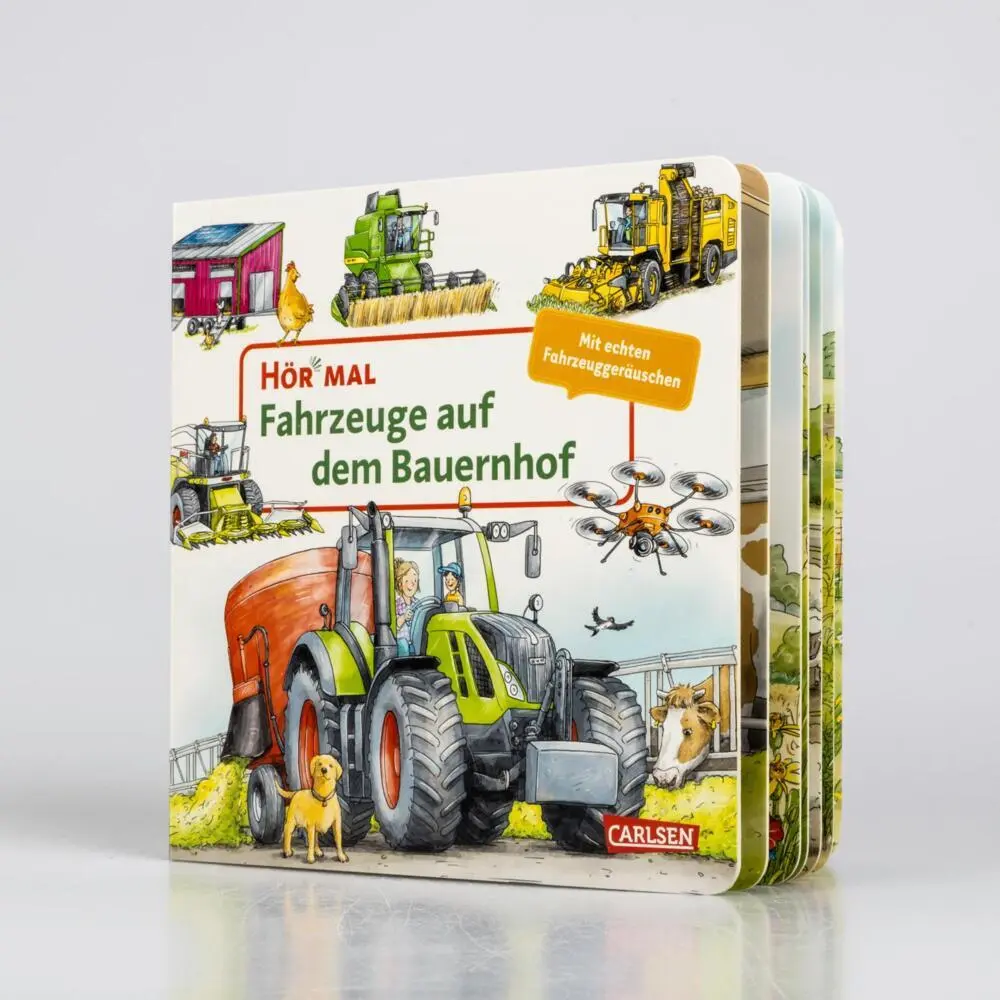 Autor: 9783551253989 | Hör mal (Soundbuch): Fahrzeuge auf dem Bauernhof | Christian Zimmer