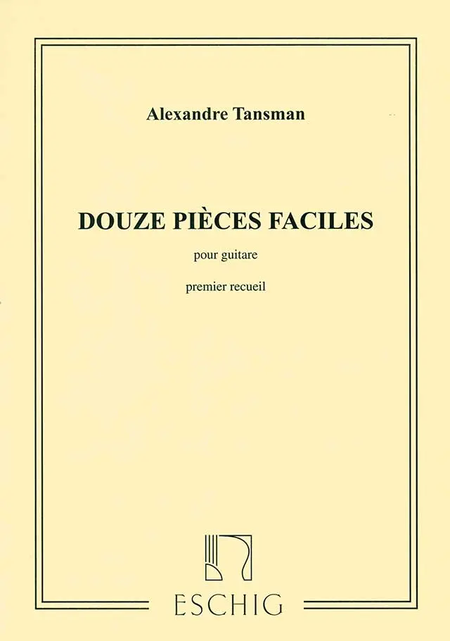 Cover: 9790045033989 | 12 pièces faciles vol.1 pour guitare | pour guitare / premier recueil