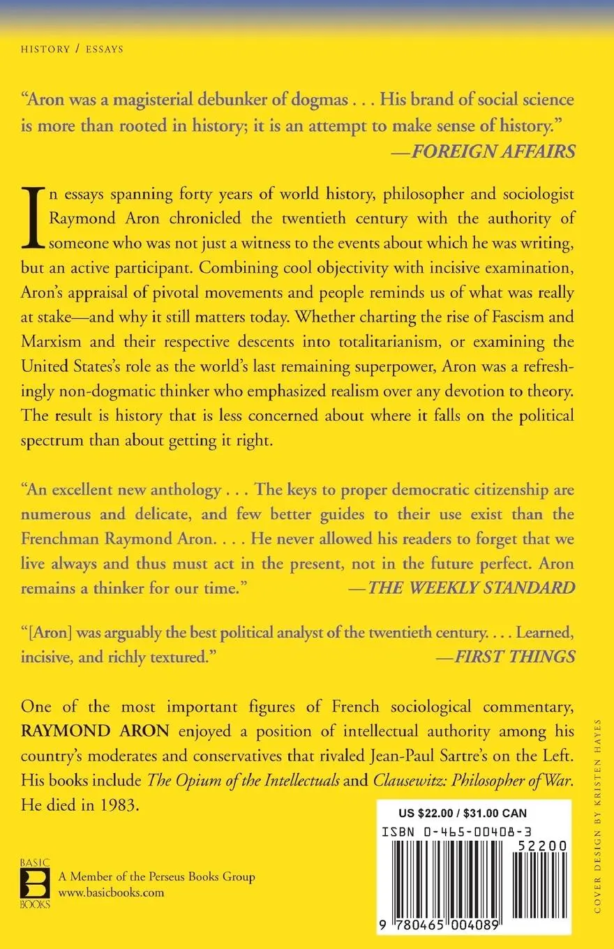 Rückseite: 9780465004089 | The Dawn of Universal History | Raymond Aron | Taschenbuch | Englisch