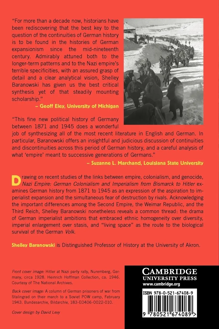 Rückseite: 9780521674089 | Nazi Empire | Shelley Baranowski | Taschenbuch | Englisch | 2010