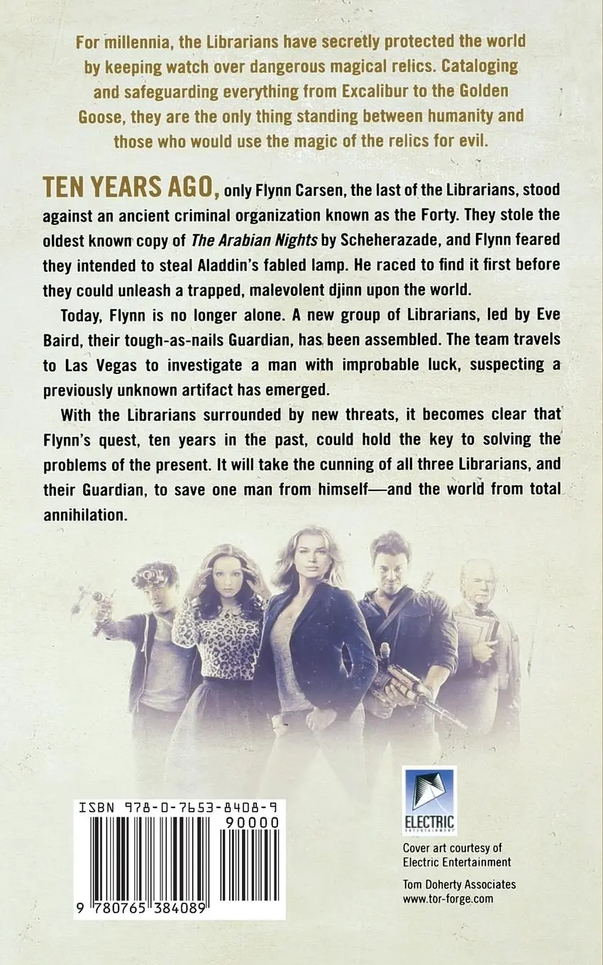 Rückseite: 9780765384089 | Librarians and The Lost Lamp | Greg Cox | Taschenbuch | Englisch