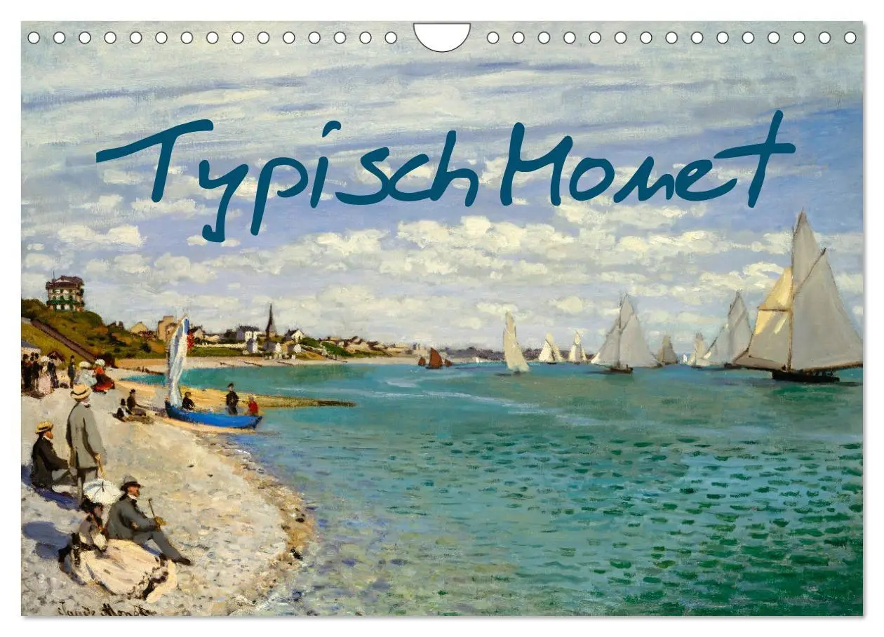 Cover: 9783457264089 | Typisch Monet (Wandkalender 2026 DIN A4 quer), CALVENDO Monatskalender
