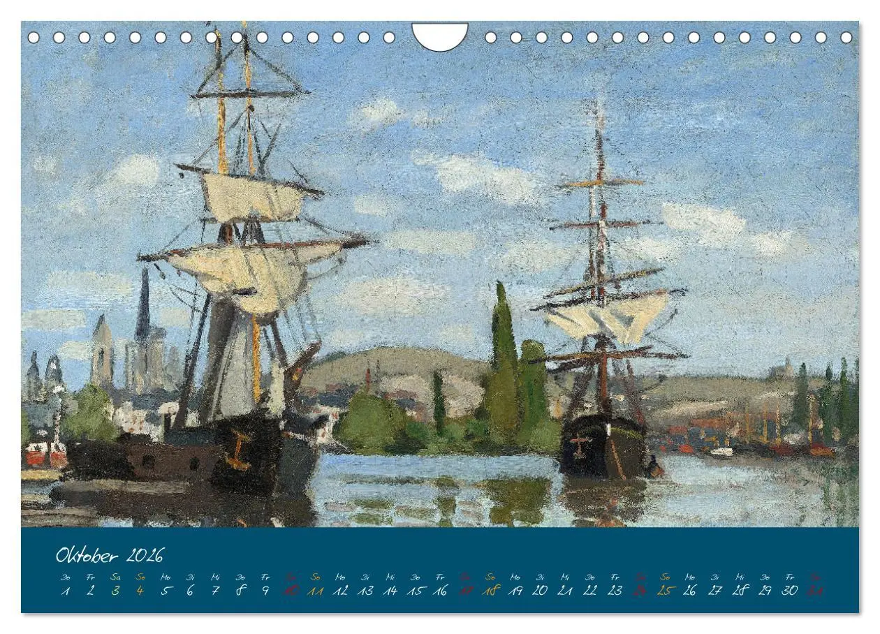 Bild: 9783457264089 | Typisch Monet (Wandkalender 2026 DIN A4 quer), CALVENDO Monatskalender