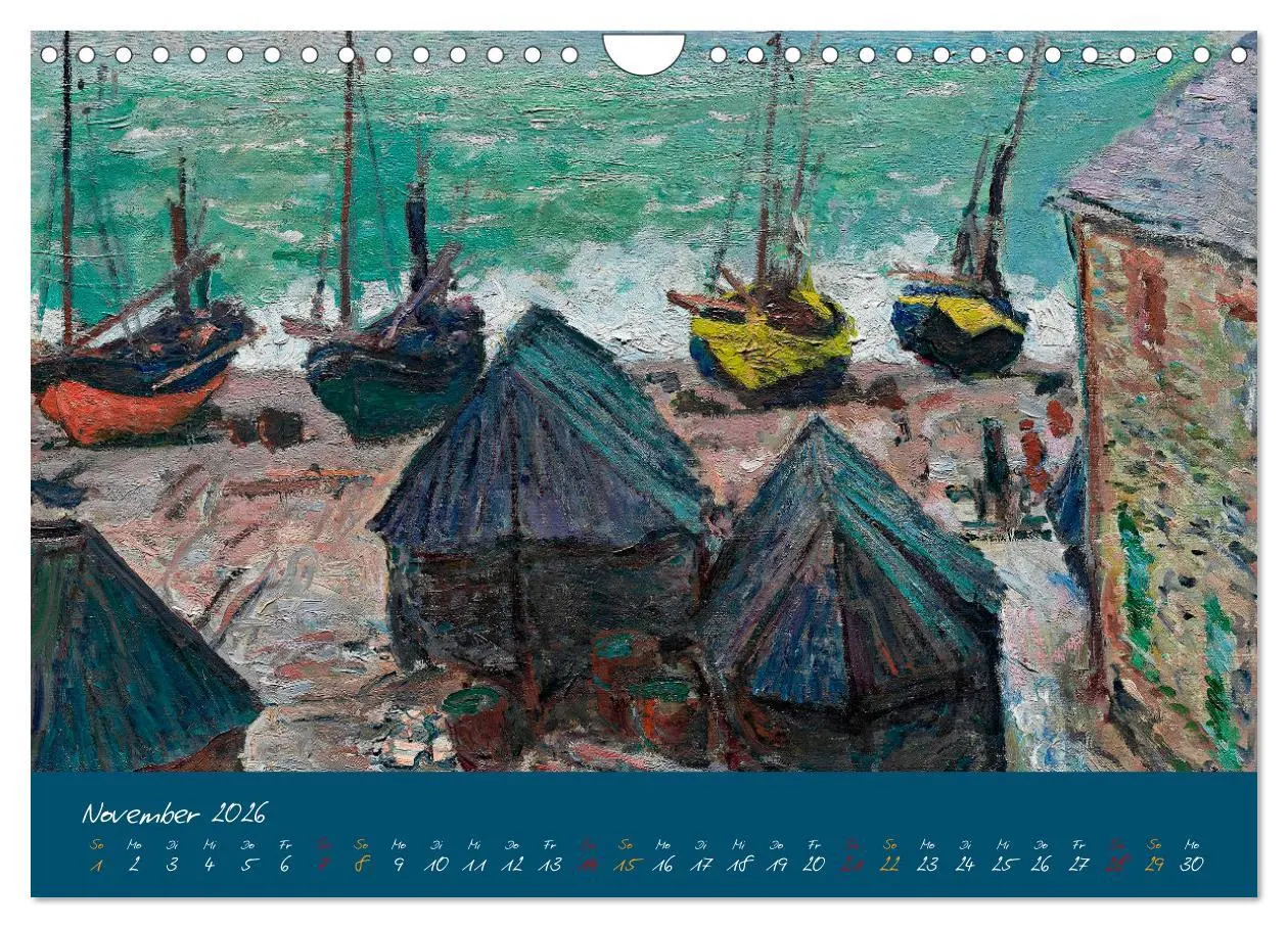 Bild: 9783457264089 | Typisch Monet (Wandkalender 2026 DIN A4 quer), CALVENDO Monatskalender