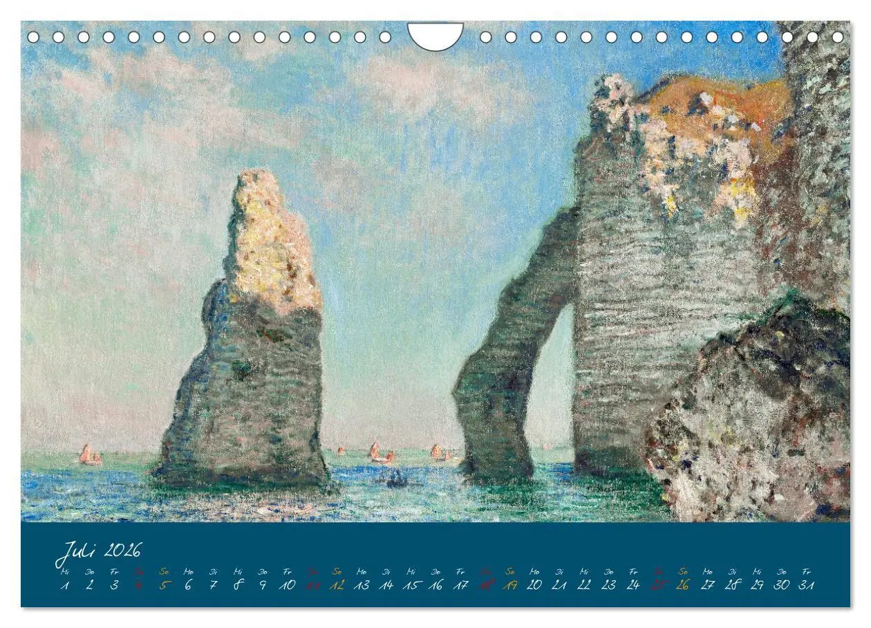 Bild: 9783457264089 | Typisch Monet (Wandkalender 2026 DIN A4 quer), CALVENDO Monatskalender