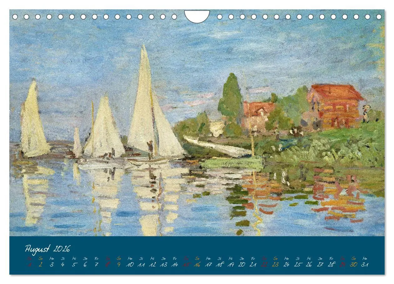 Bild: 9783457264089 | Typisch Monet (Wandkalender 2026 DIN A4 quer), CALVENDO Monatskalender