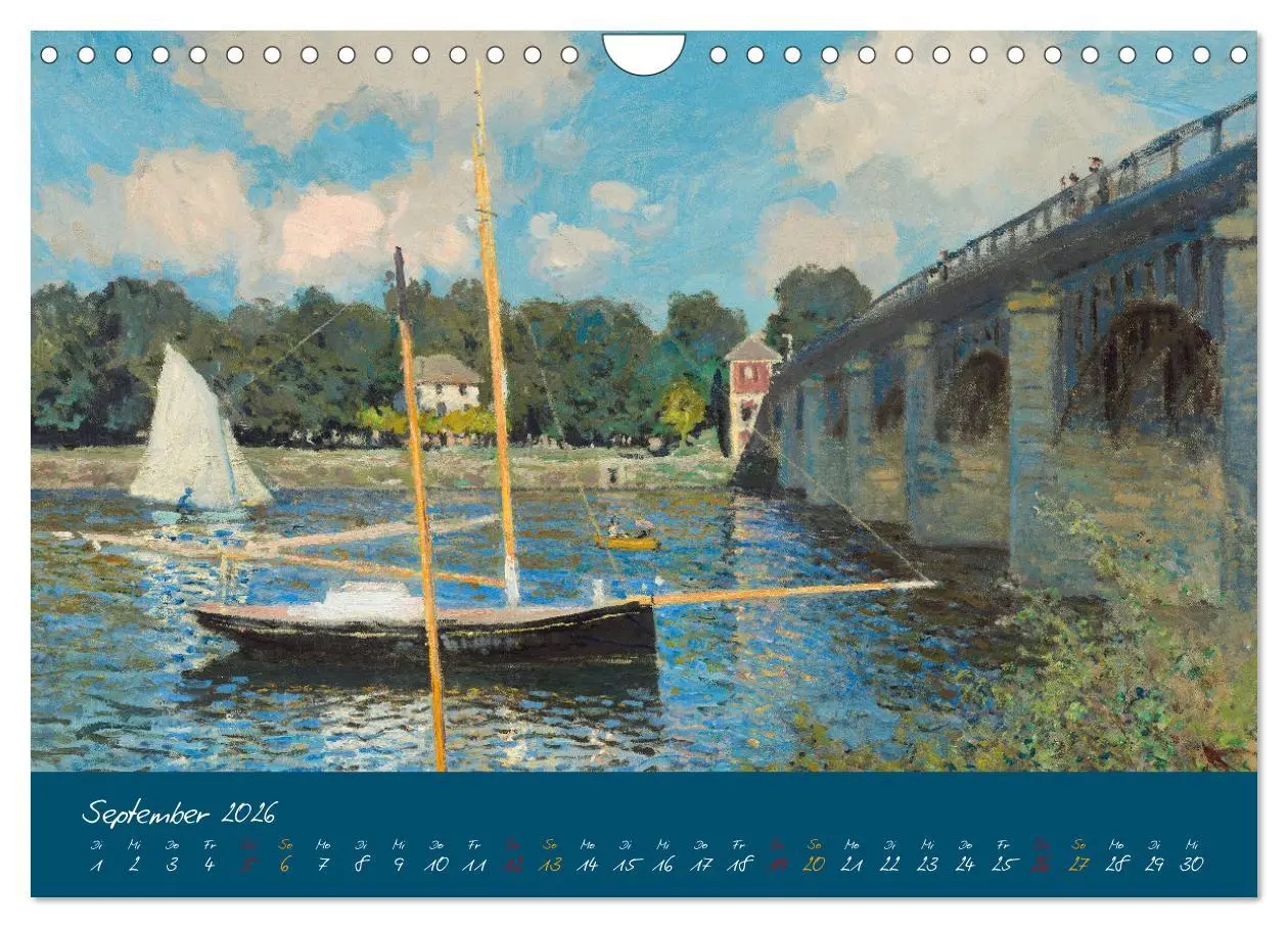 Bild: 9783457264089 | Typisch Monet (Wandkalender 2026 DIN A4 quer), CALVENDO Monatskalender
