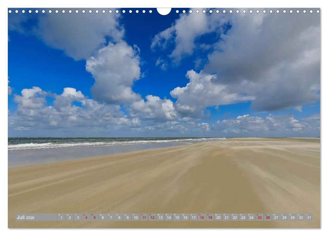 Bild: 9783457404089 | Vlieland Perle an der Nordsee (Wandkalender 2026 DIN A3 quer),...