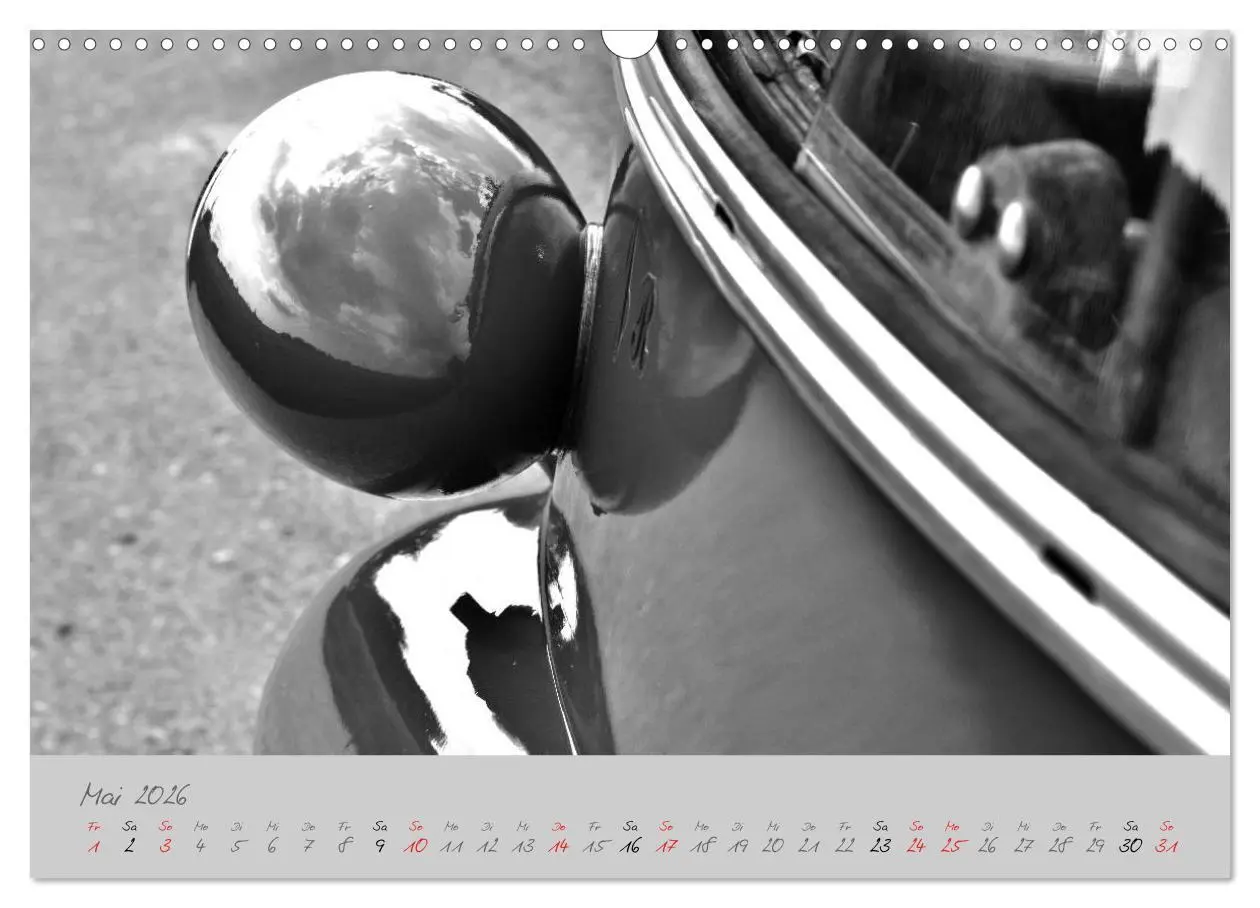 Bild: 9783516044089 | BMW Isetta 300 in schwarzweiß (Wandkalender 2026 DIN A3 quer),...