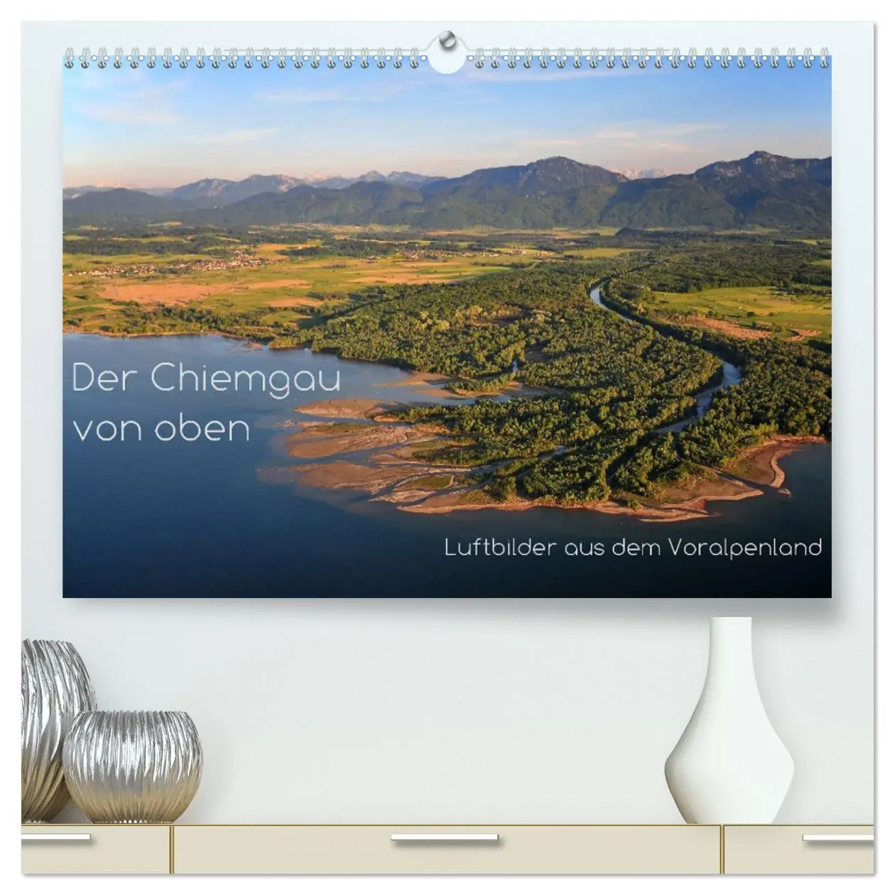 Cover: 9783516114089 | Der Chiemgau von oben (hochwertiger Premium Wandkalender 2026 DIN...