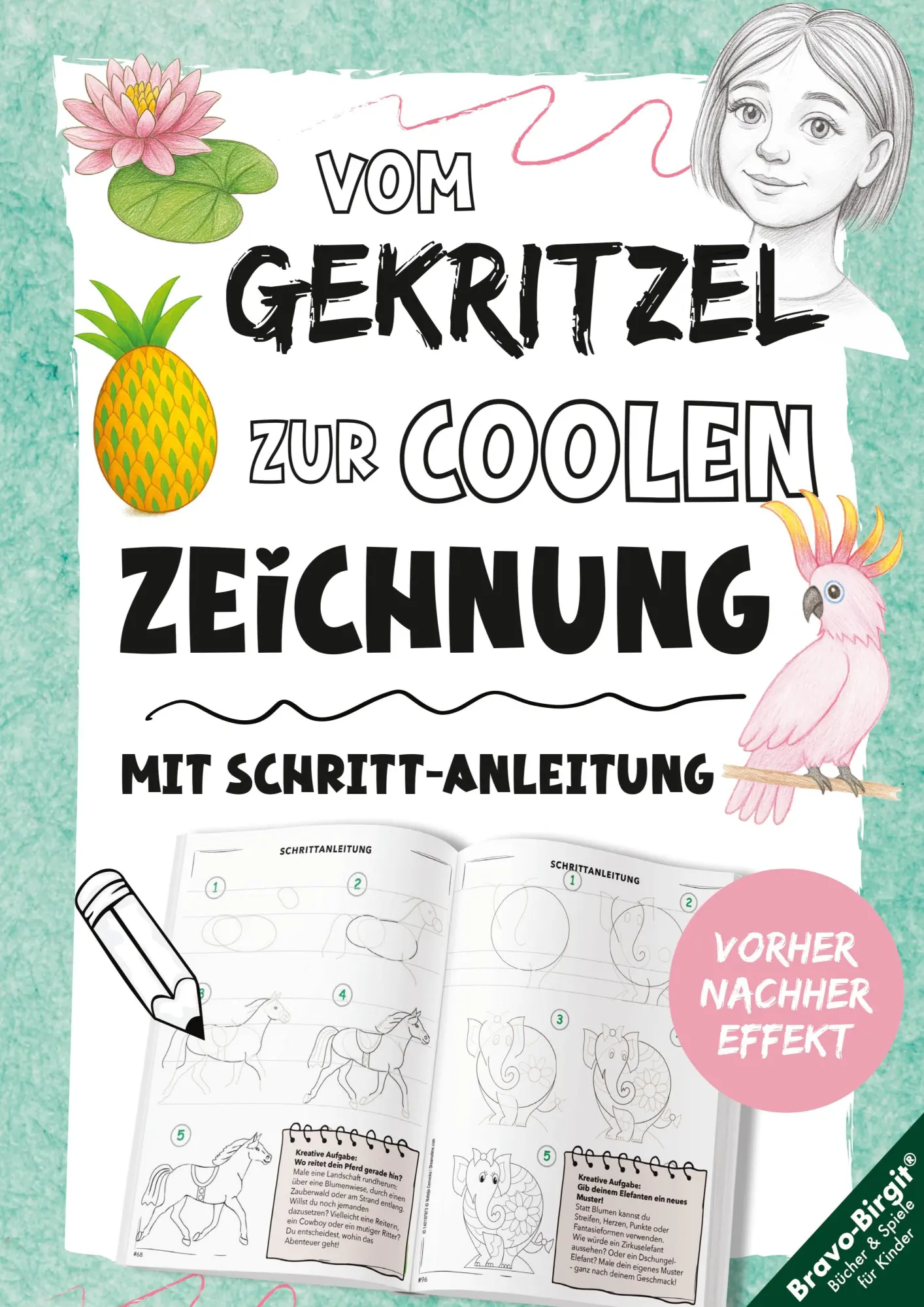 Cover: 9783691044089 | Zeichnen lernen mit Vorher-Nachher-Effekt für Kinder ab 9 Jahren