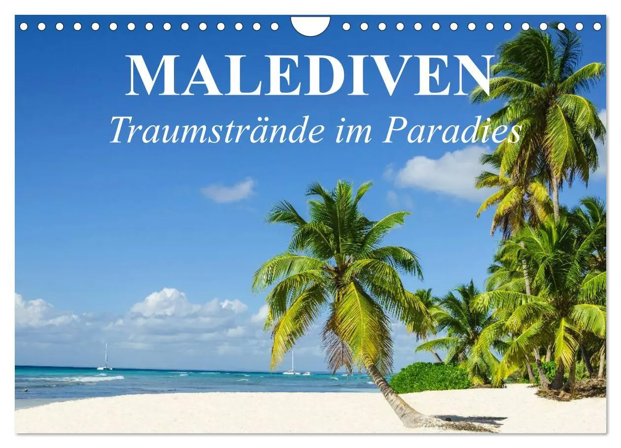 Cover: 9783516104189 | Malediven - Traumstrände im Paradies (Wandkalender 2026 DIN A4...