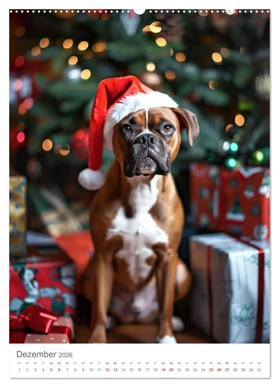 Bild: 9783516274189 | Boxer - Liebenswerte Kasperköpfe (hochwertiger Premium Wandkalender...