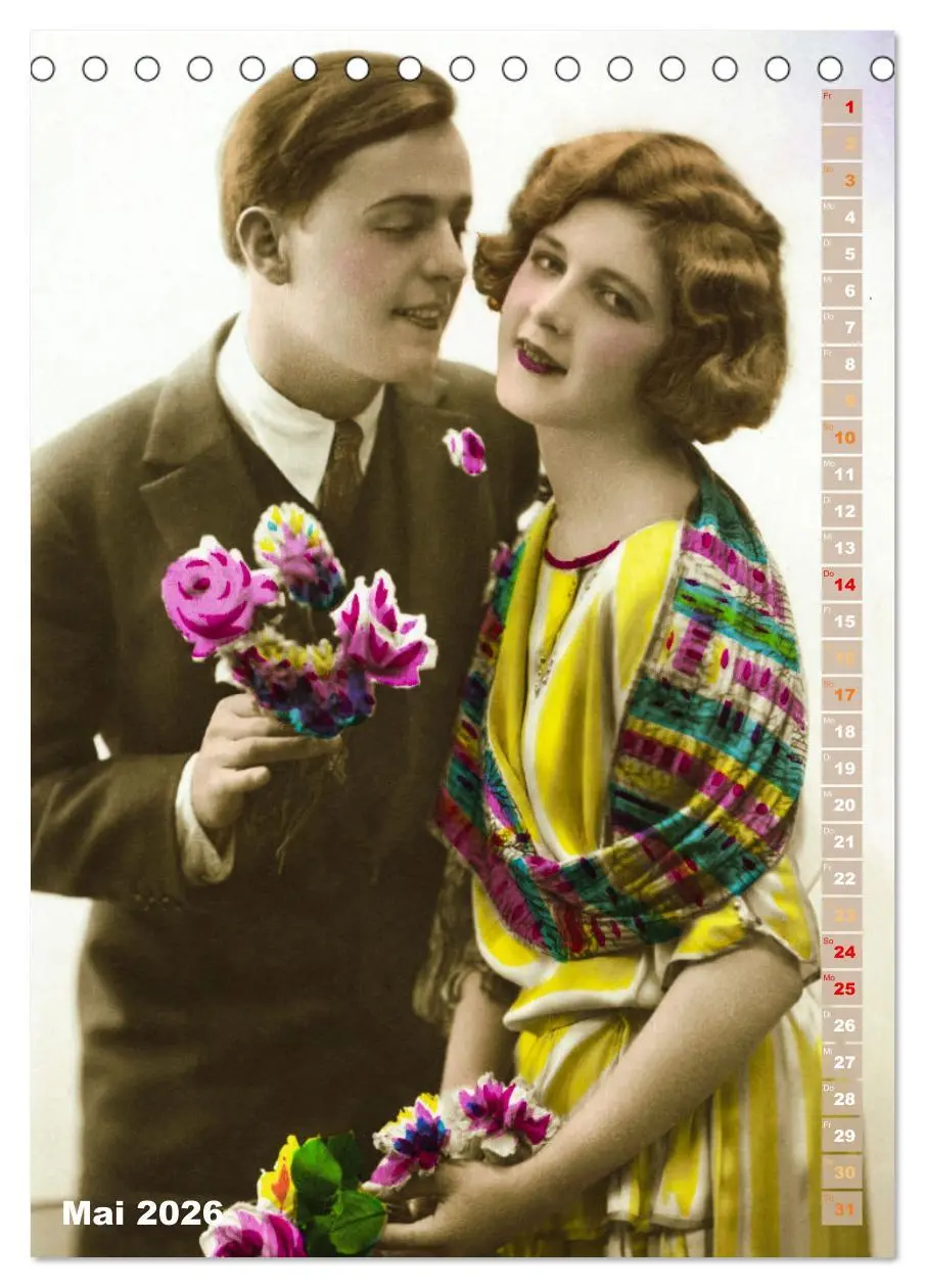 Bild: 9783516414189 | Verliebt, verlobt, verheiratet: Liebespaare (Tischkalender 2026 DIN...