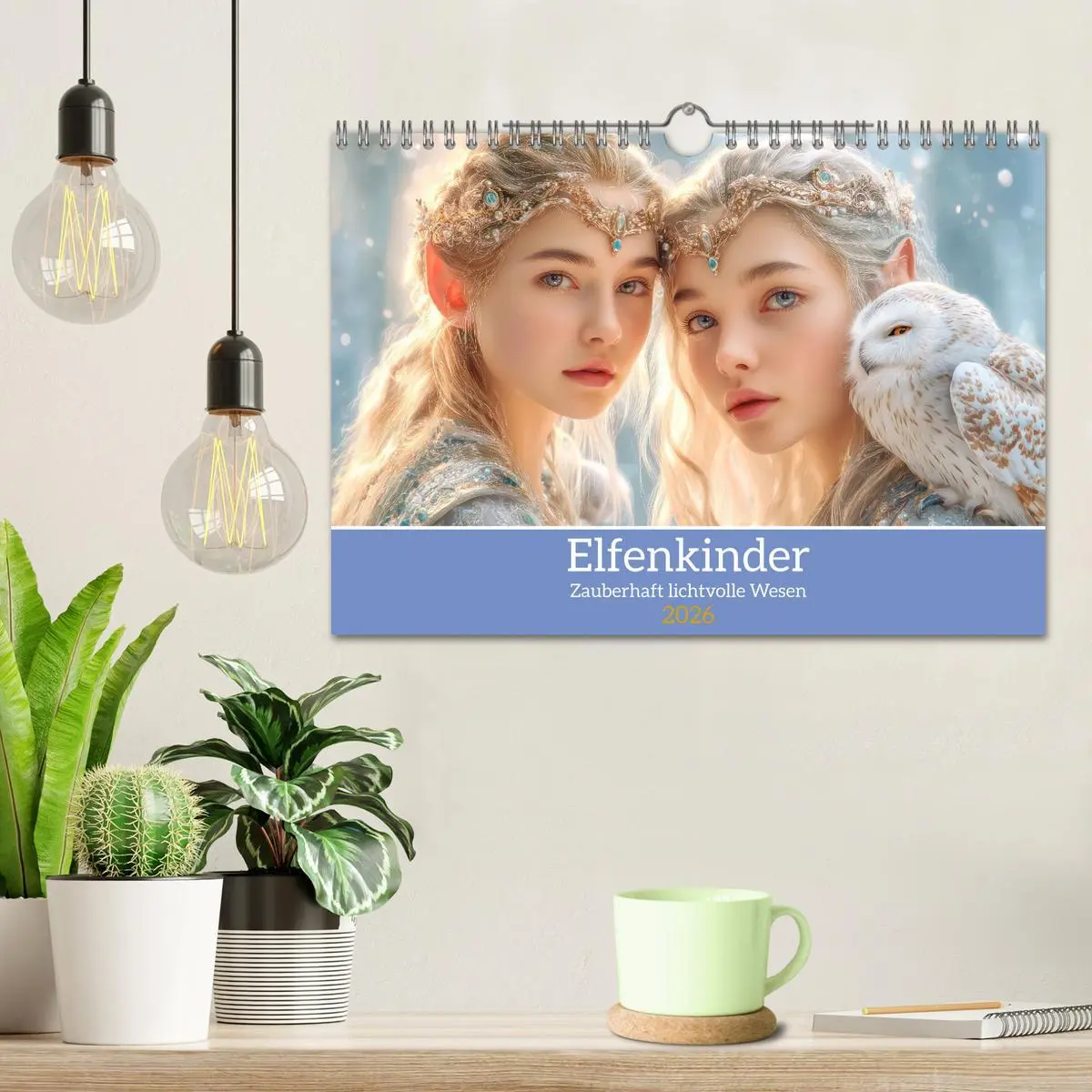 Bild: 9783516584189 | Elfenkinder - Zauberhaft lichtvolle Wesen (Wandkalender 2026 DIN A4...
