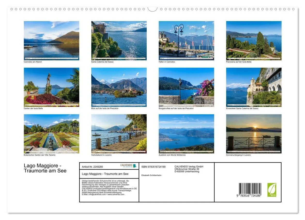Bild: 9783516724189 | Lago Maggiore - Traumorte am See (hochwertiger Premium Wandkalender...