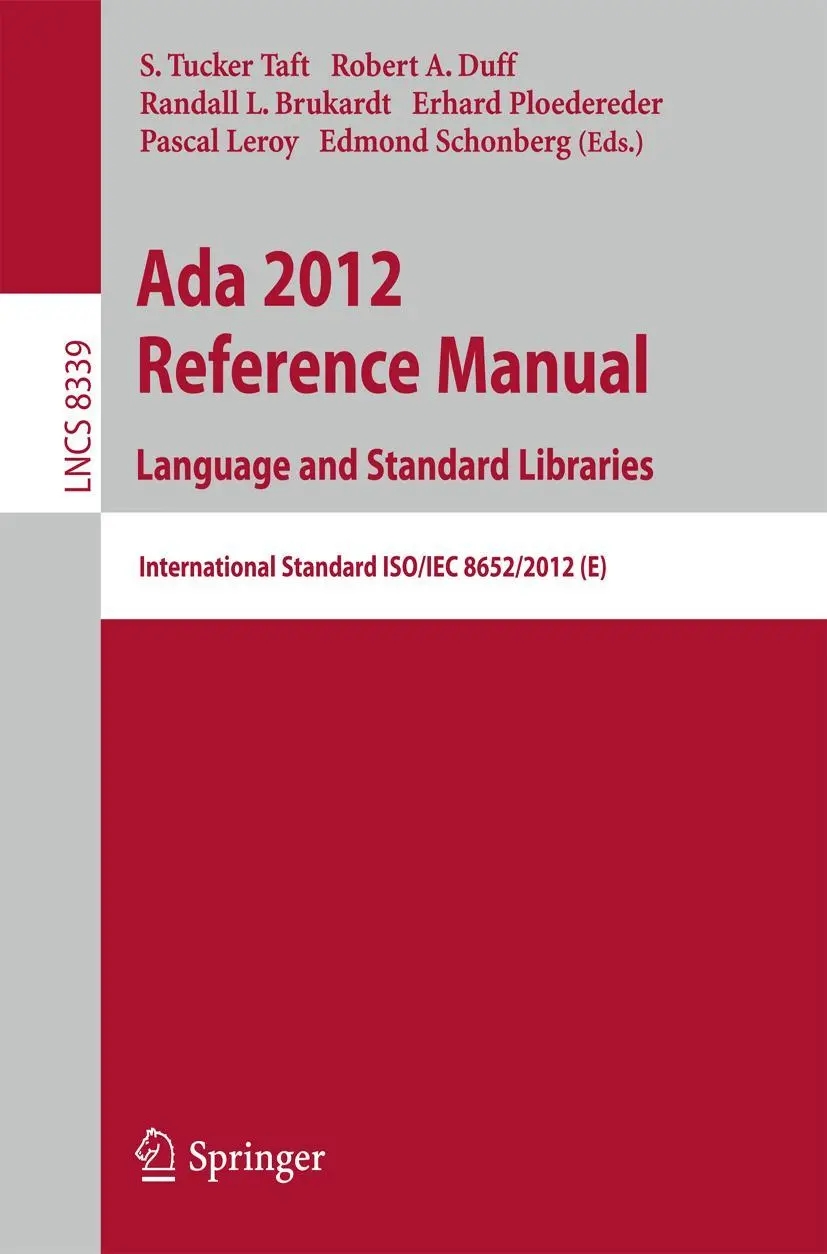 Cover: 9783642454189 | Ada 2012 Reference Manual. Language and Standard Libraries | Buch