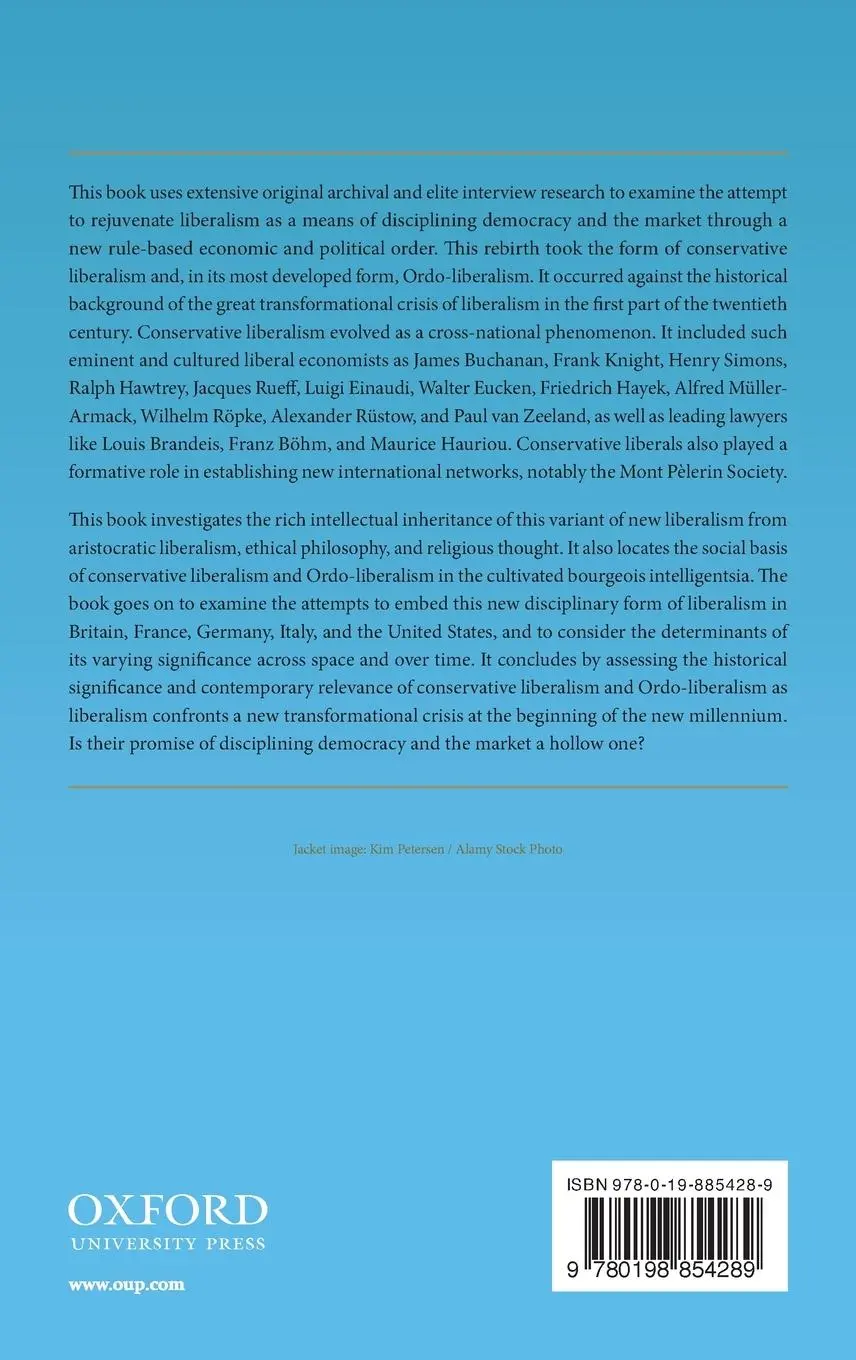 Rückseite: 9780198854289 | Conservative Liberalism, Ordo-Liberalism, and the State | Dyson | Buch