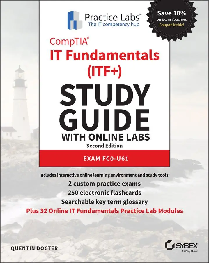 Cover: 9781119784289 | Comptia It Fundamentals (Itf+) Study Guide with Online Labs | Docter