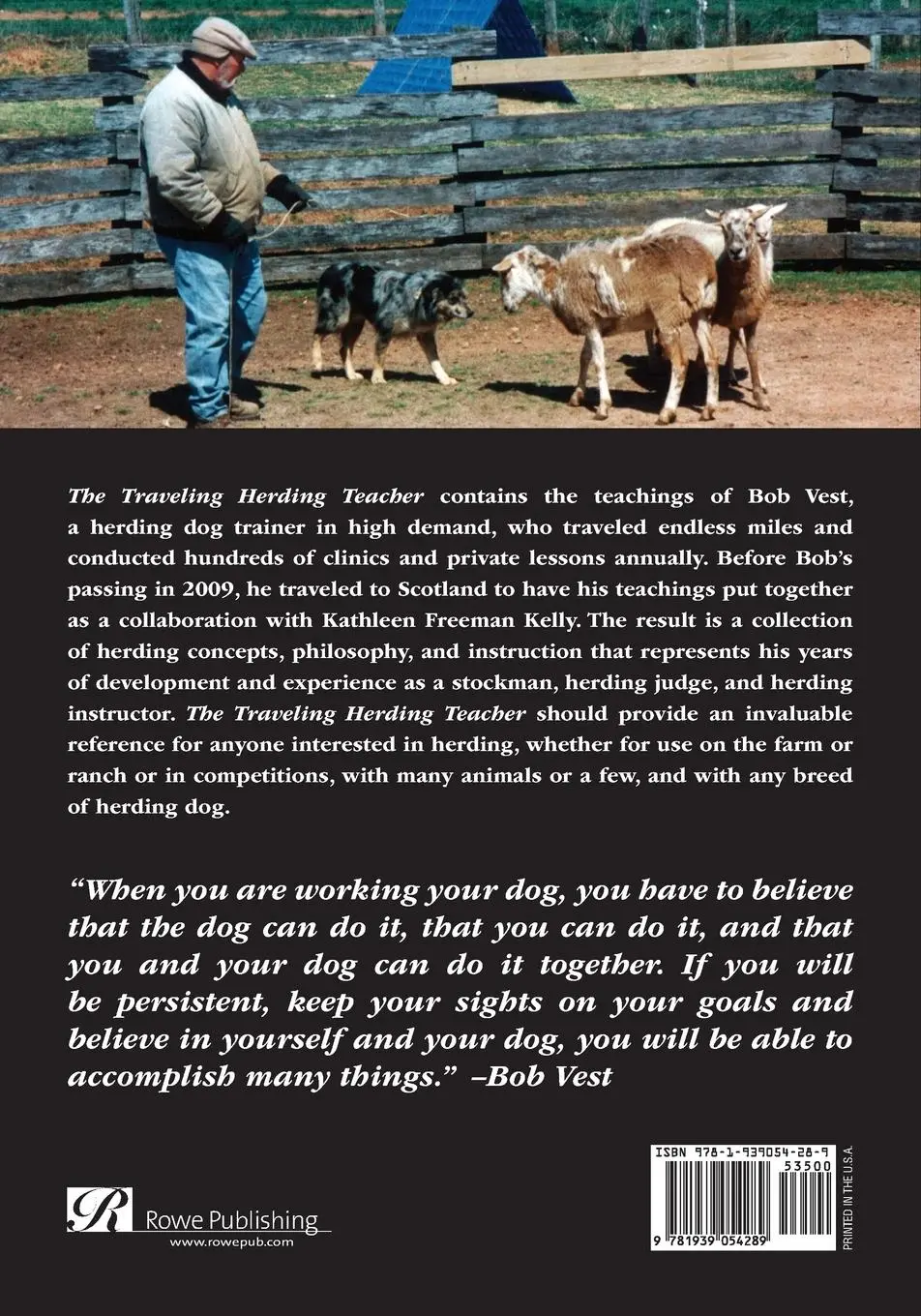 Rückseite: 9781939054289 | The Traveling Herding Teacher | Bob Vest | Taschenbuch | Englisch