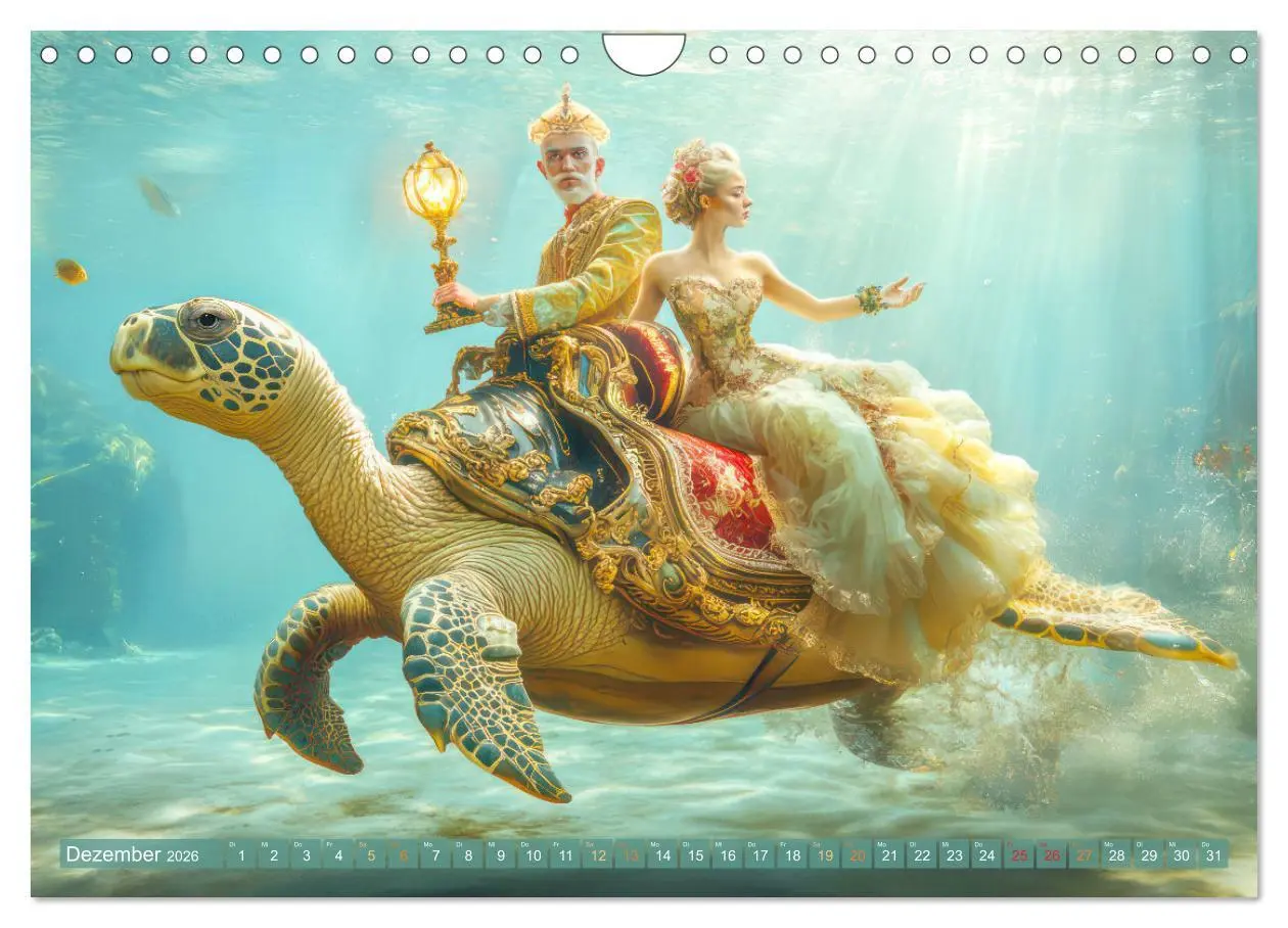 Bild: 9783457314289 | Opulente Unterwasserromanzen (Wandkalender 2026 DIN A4 quer),...