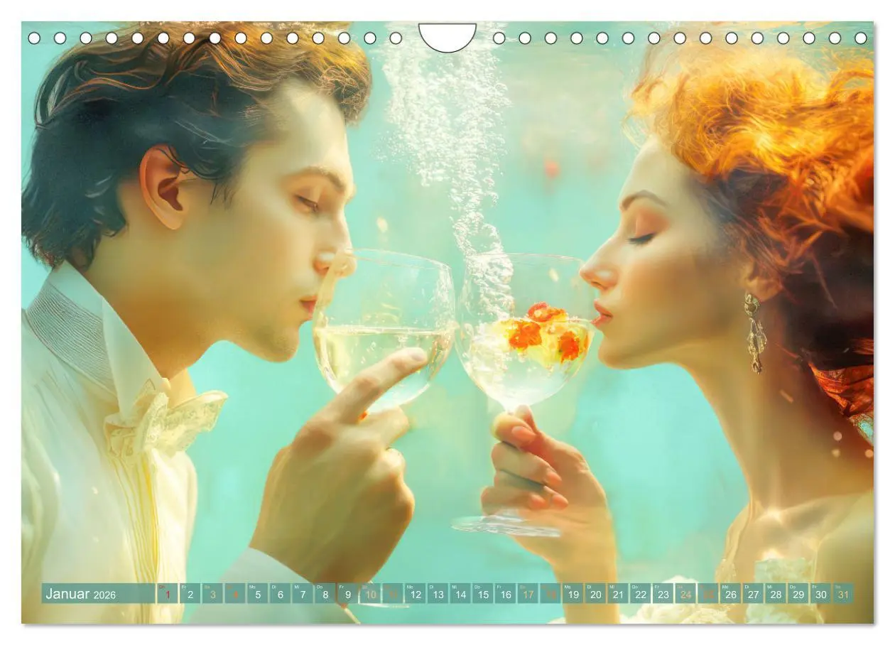 Bild: 9783457314289 | Opulente Unterwasserromanzen (Wandkalender 2026 DIN A4 quer),...