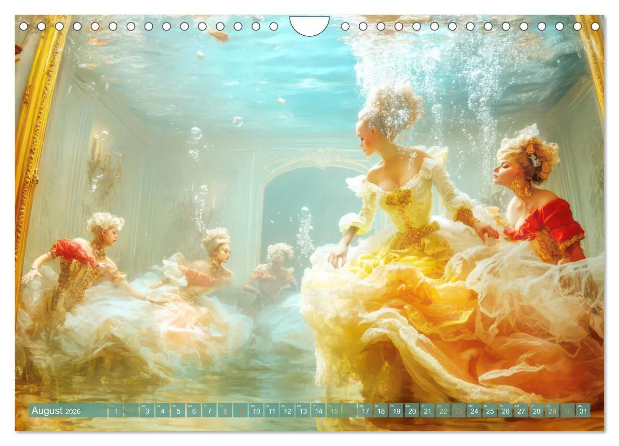 Bild: 9783457314289 | Opulente Unterwasserromanzen (Wandkalender 2026 DIN A4 quer),...