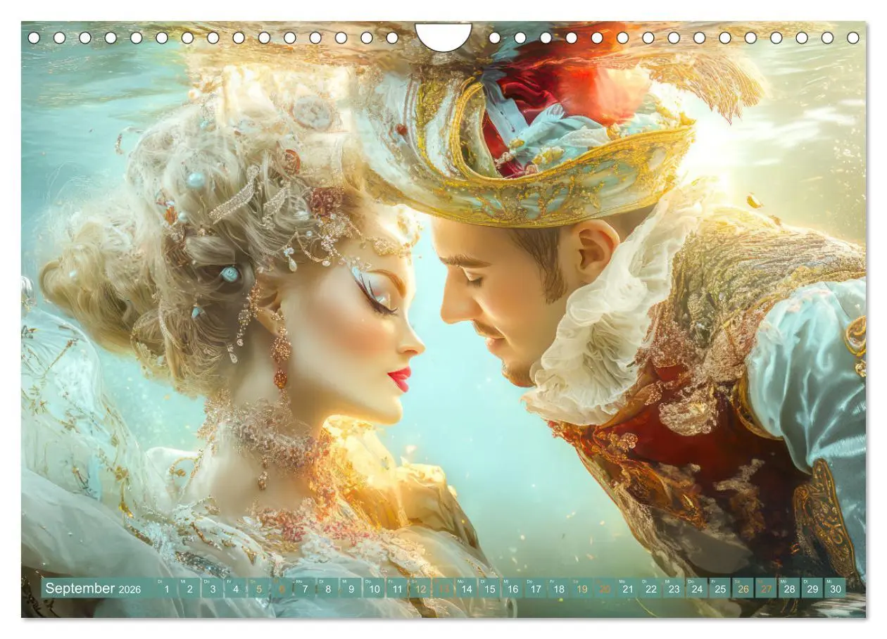 Bild: 9783457314289 | Opulente Unterwasserromanzen (Wandkalender 2026 DIN A4 quer),...