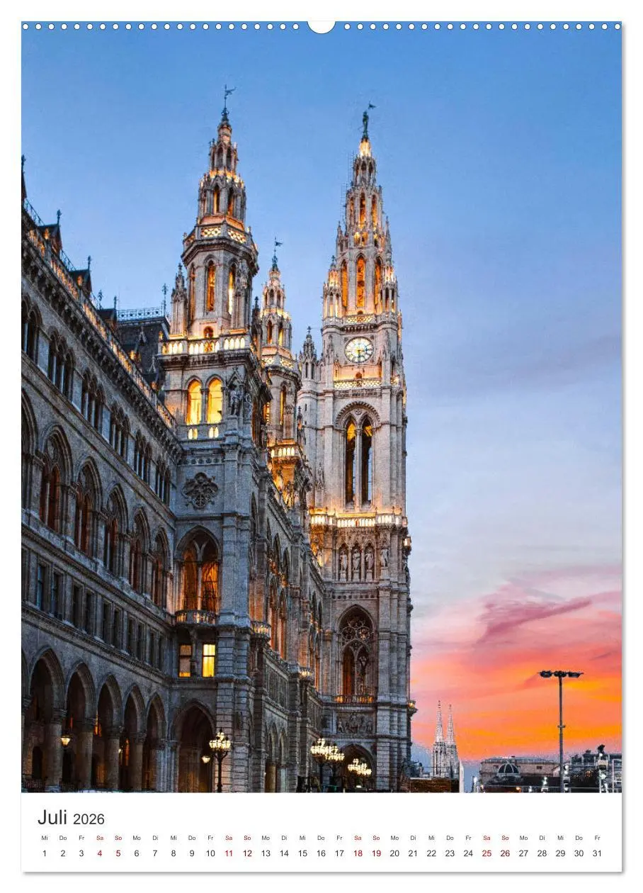 Bild: 9783516334289 | Ach du schönes Wien (hochwertiger Premium Wandkalender 2026 DIN A2...