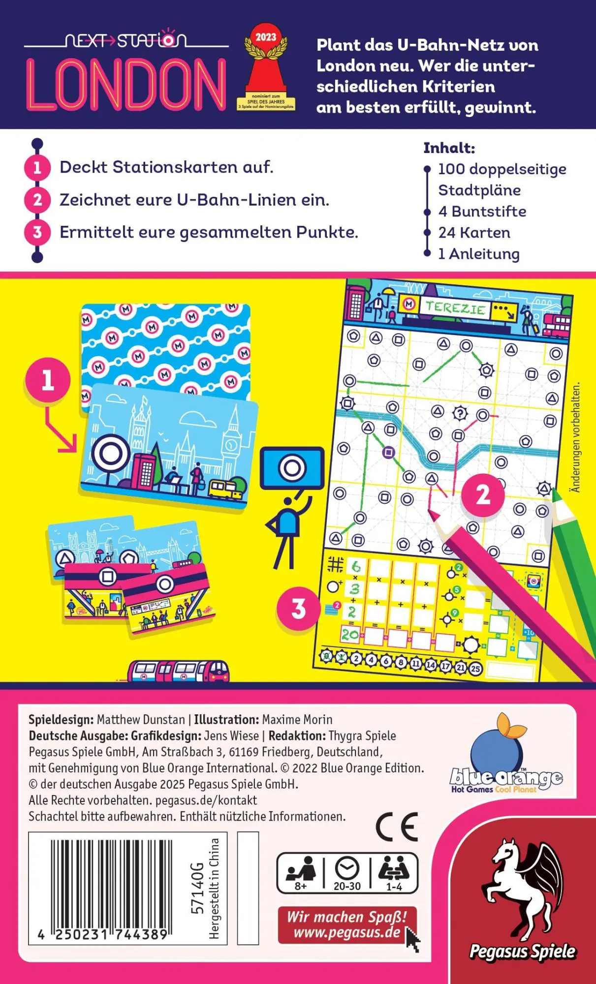 Bild: 4250231744389 | Next Station London | Spiel | 57140G | Deutsch | 2025