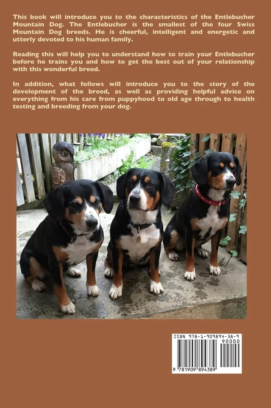 Rückseite: 9781909894389 | The Complete Entlebucher Mountain Dog Book | Entlebucher Sennenhund