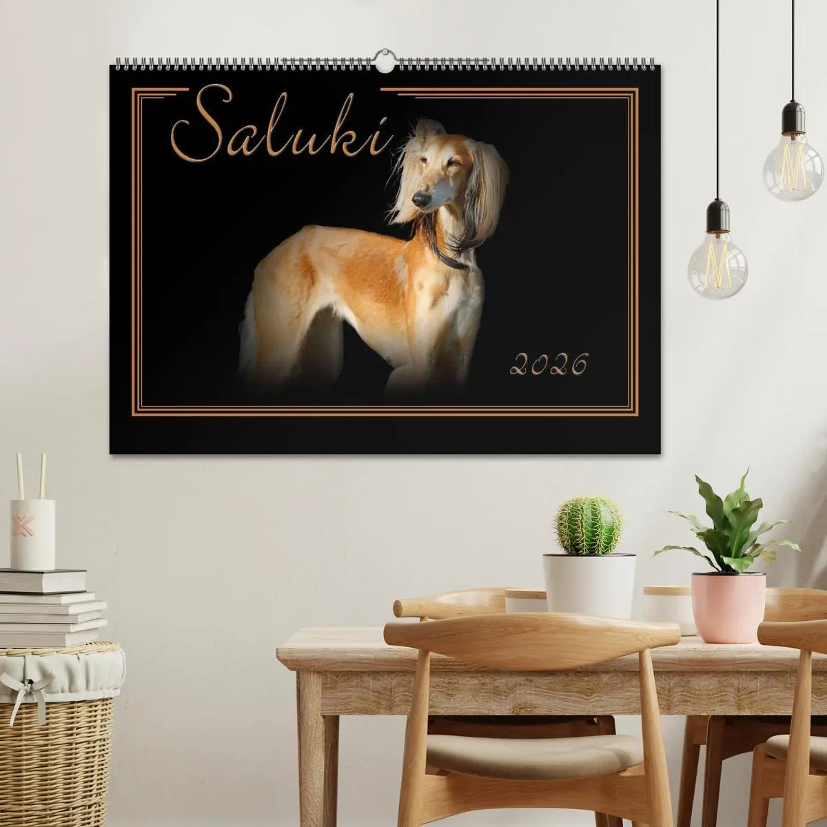 Bild: 9783457544389 | Saluki 2026 (Wandkalender 2026 DIN A2 quer), CALVENDO Monatskalender