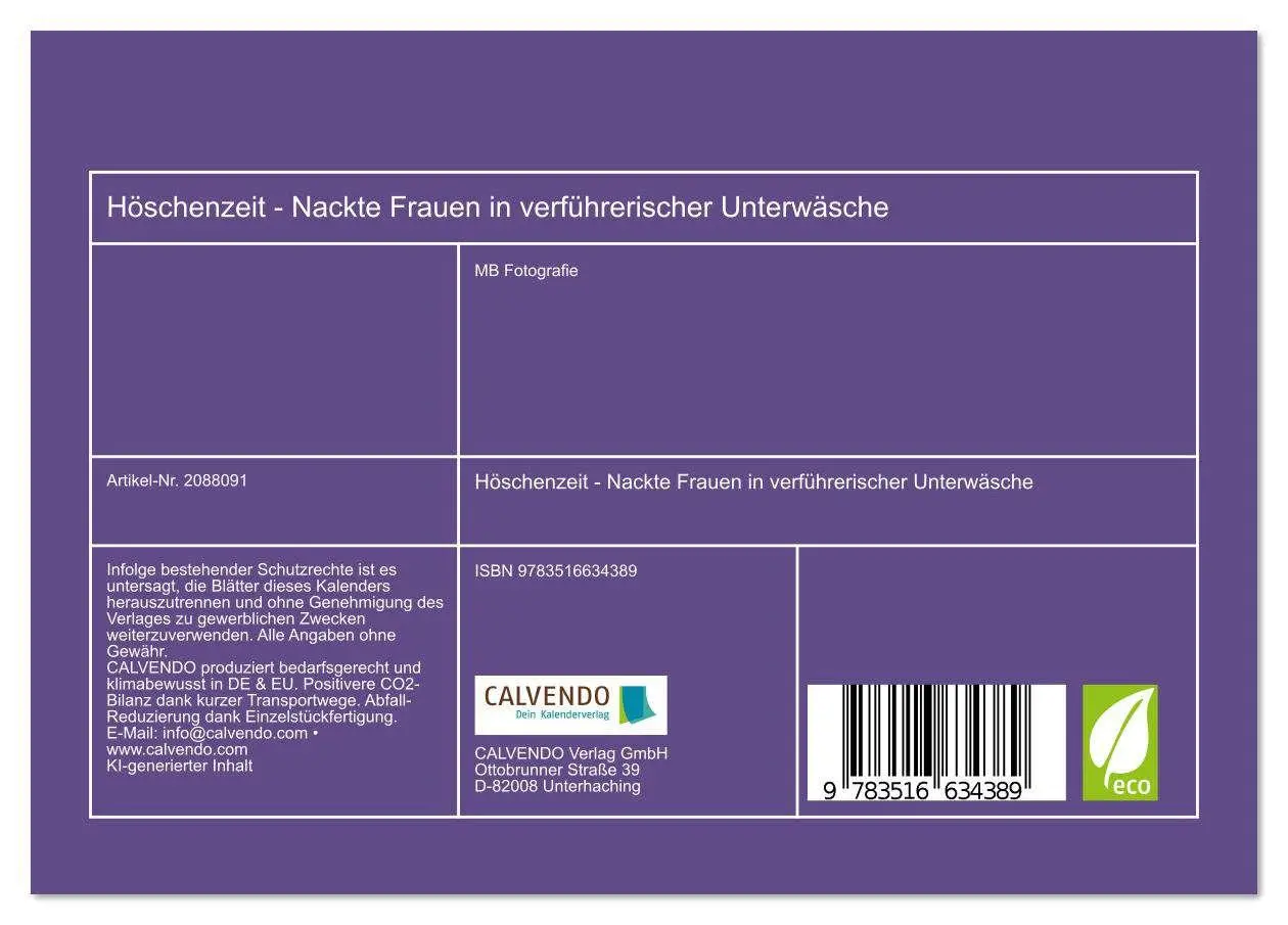 Bild: 9783516634389 | Höschenzeit - Nackte Frauen in verführerischer Unterwäsche...