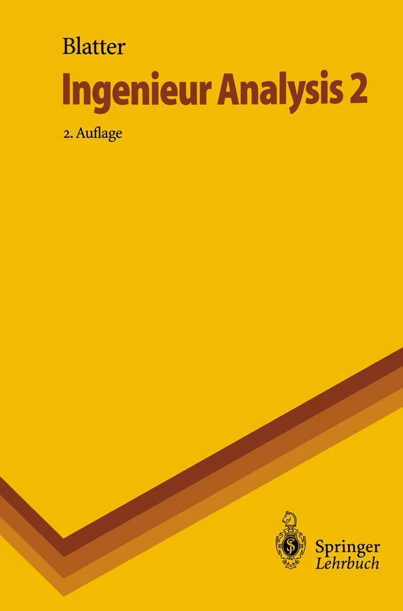 Cover: 9783540604389 | Ingenieur Analysis 2 | Christian Blatter | Taschenbuch | viii | 1996