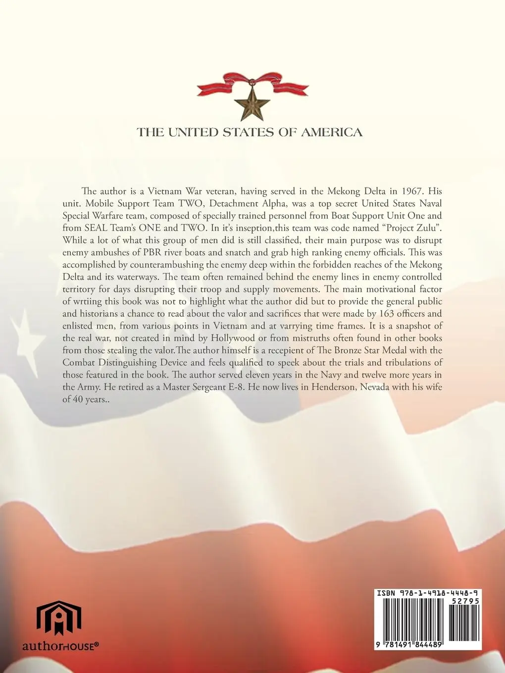 Rückseite: 9781491844489 | The Bronze Star Medal | Vietnam War | Ret (u. a.) | Taschenbuch | 2013
