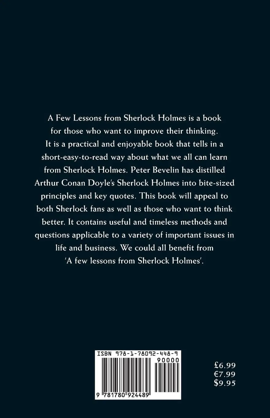 Rückseite: 9781780924489 | A Few Lessons from Sherlock Holmes | Peter Bevelin | Taschenbuch