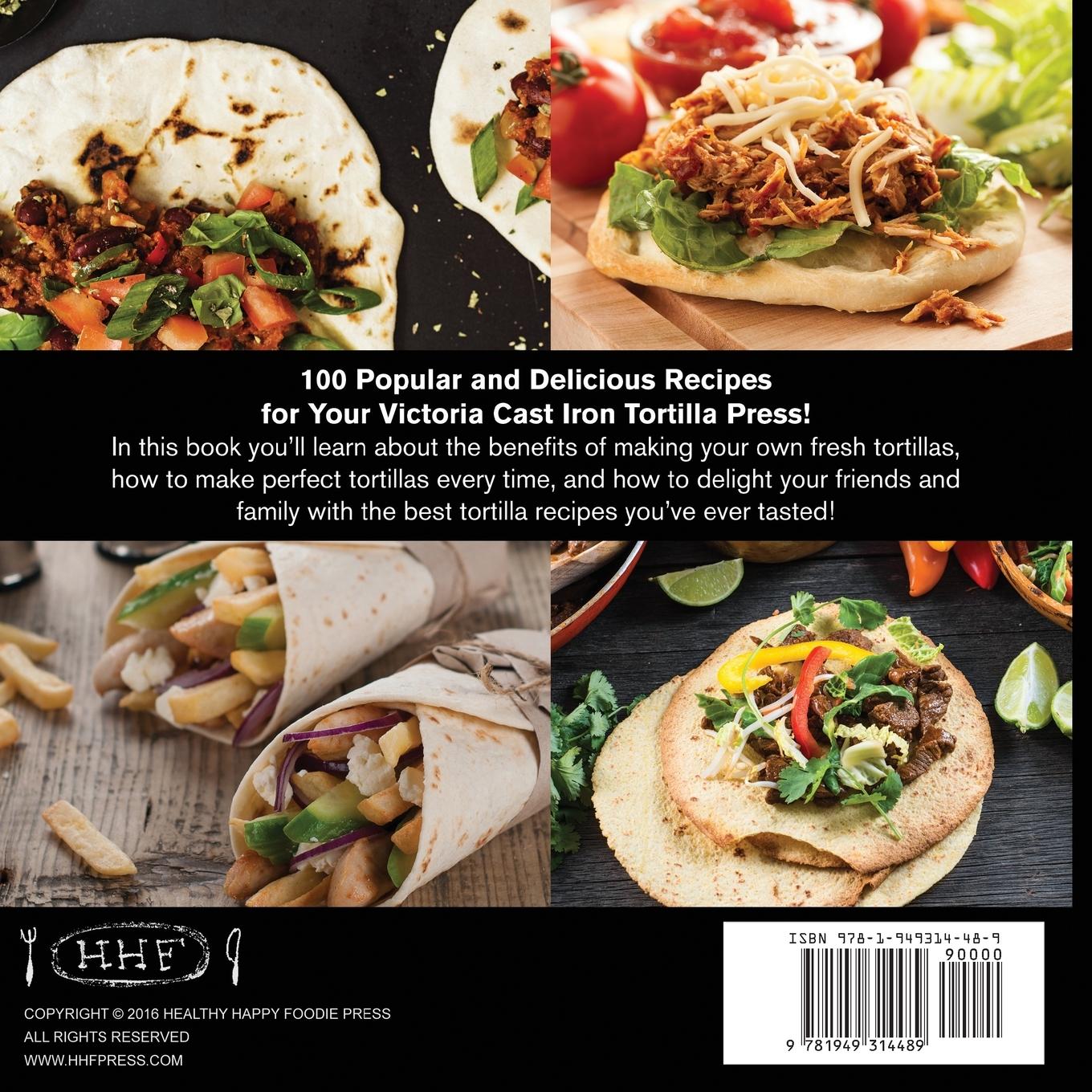 Rückseite: 9781949314489 | My Victoria Cast Iron Tortilla Press Cookbook | Julie Knight-Waters