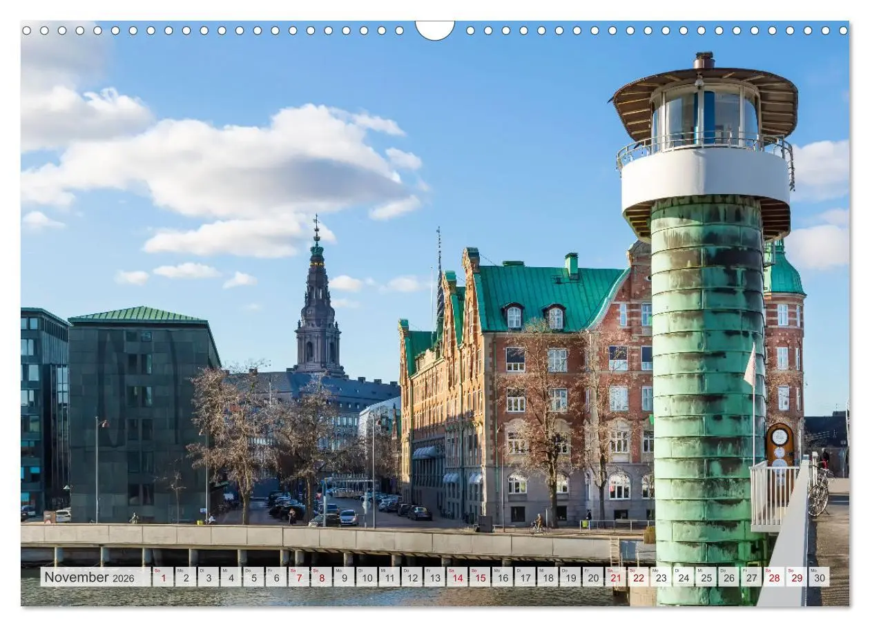 Bild: 9783457534489 | KOPENHAGEN Malerisches Stadtherz (Wandkalender 2026 DIN A3 quer),...