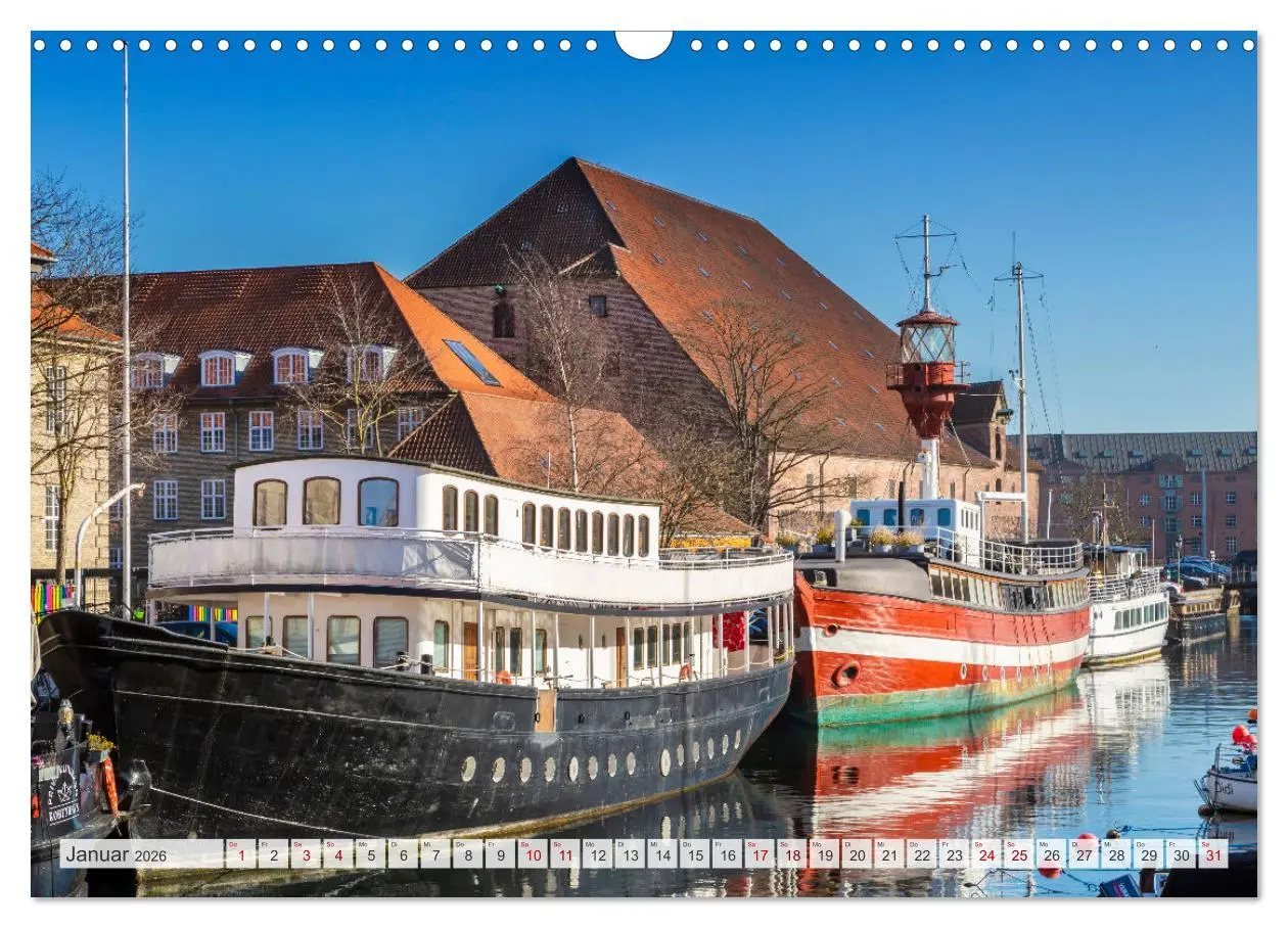 Bild: 9783457534489 | KOPENHAGEN Malerisches Stadtherz (Wandkalender 2026 DIN A3 quer),...