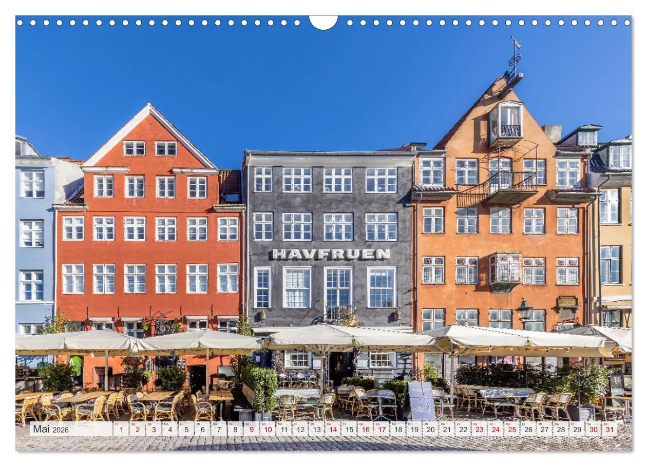 Bild: 9783457534489 | KOPENHAGEN Malerisches Stadtherz (Wandkalender 2026 DIN A3 quer),...