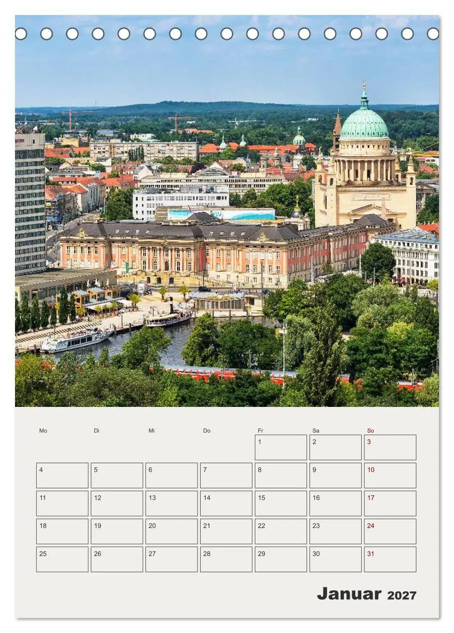 Bild: 9783569714489 | Potsdam in Farbe (Tischkalender 2027 DIN A5 hoch), CALVENDO...